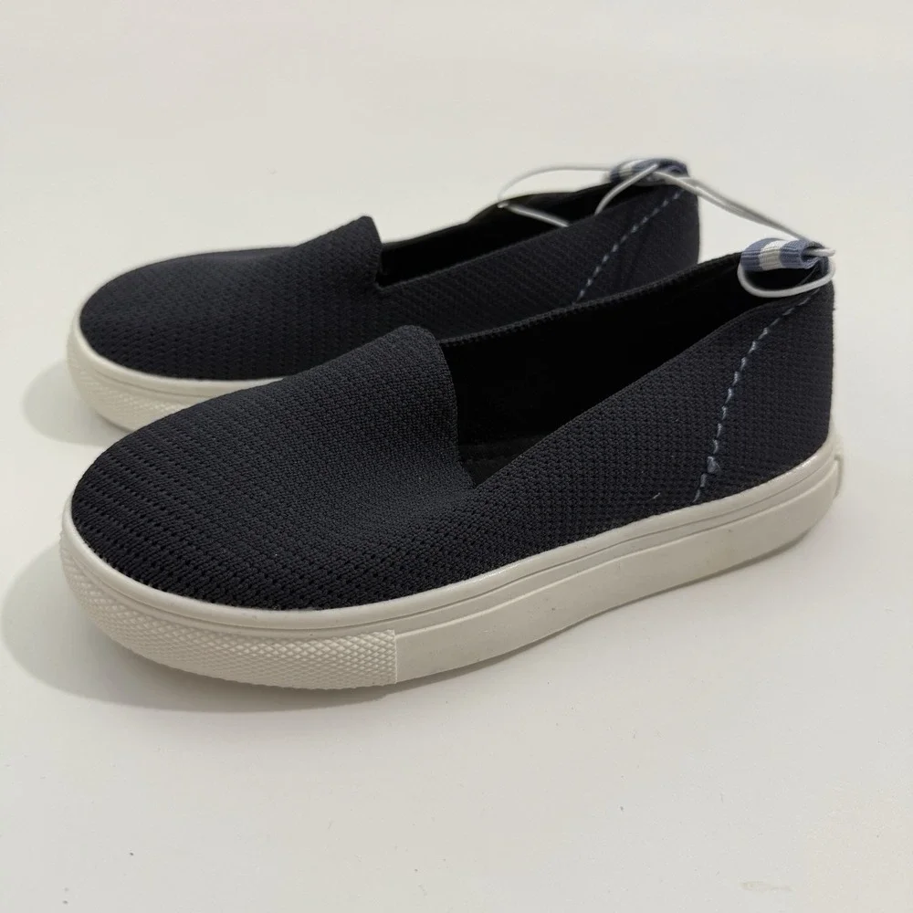 NEW Lily & Dan Toddler Recycled Material Flats Slip-On Sneakers Blue Size 9/10 - Picture 5 of 12